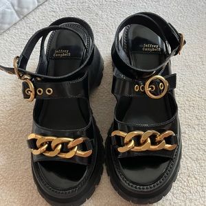 Jeffrey Campbell platform heel sandals